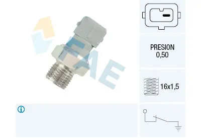 Moderno Interruptor de control de la presión de aceite FAE 124-60 FAE 124-60